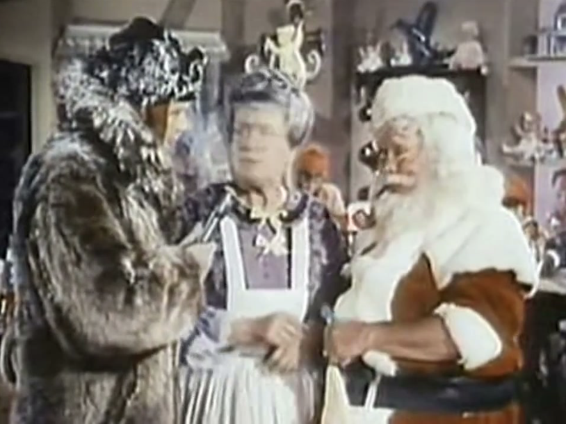 Original 1964 Santa Claus Conquers the Martians source frame